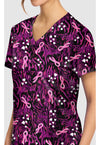 UNTAMED CARE - Women's Print V-Neck Top (View 2)