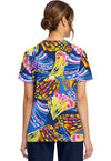 WINGING IT - Women's Print V-Neck Top (Back)