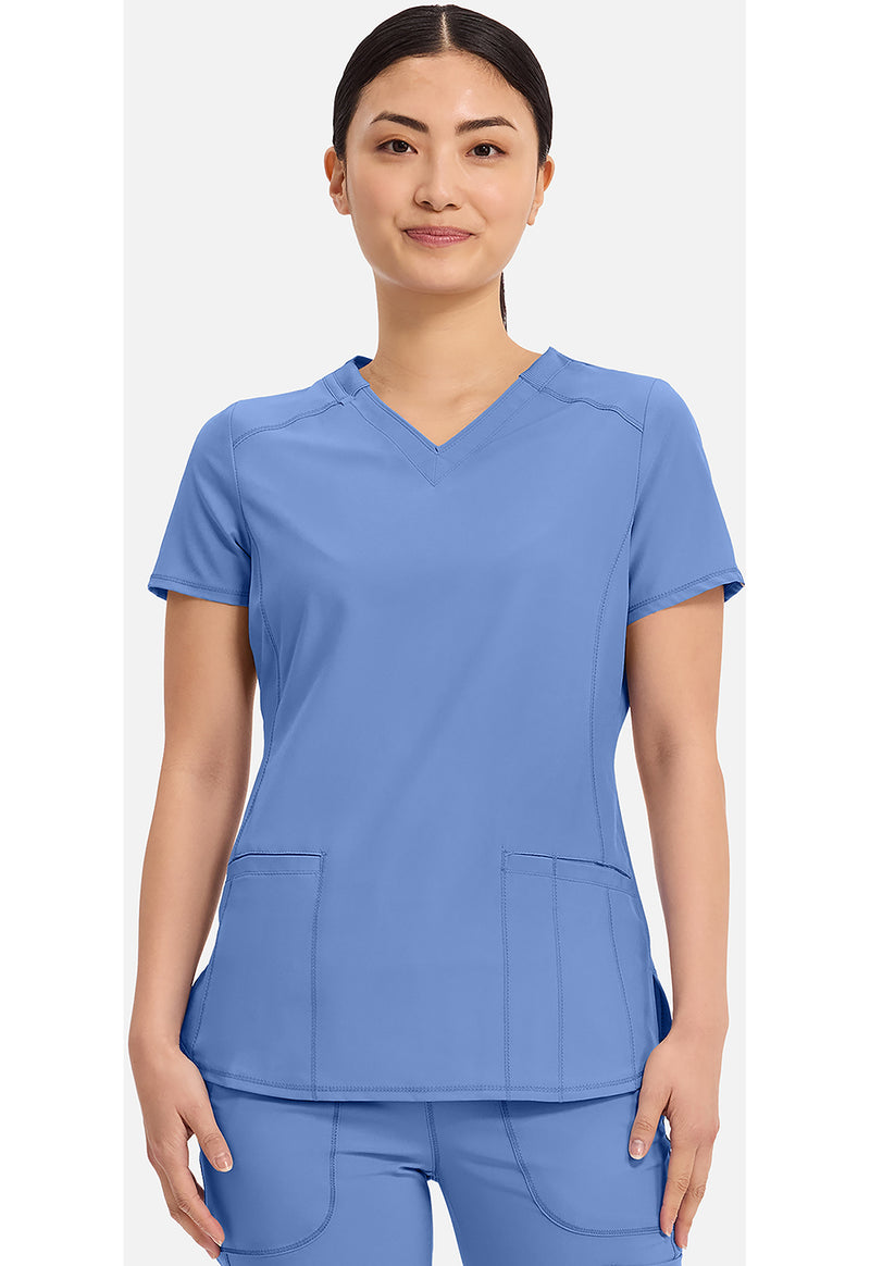 Ciel - Cherokee IN Infinity Women Scrub Top - Front View