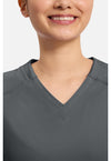 Pewter - Women's V-Neck Scrub Top (View 2)