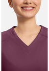 Wine - Women's V-Neck Scrub Top (View 2)