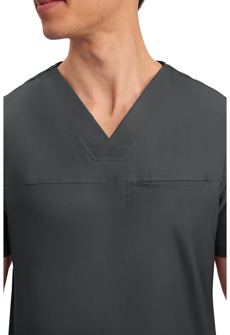 Black - Men's Tuckable V-Neck Top (View 2)