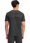 Black - Men's Tuckable V-Neck Top (Back)
