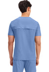 Ciel Blue - Men's Tuckable V-Neck Top (Back)