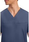 Navy - Men's Tuckable V-Neck Top (View 2)