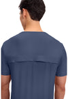 Navy - Men's Tuckable V-Neck Top (View 4)