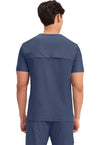 Navy - Men's Tuckable V-Neck Top (Back)