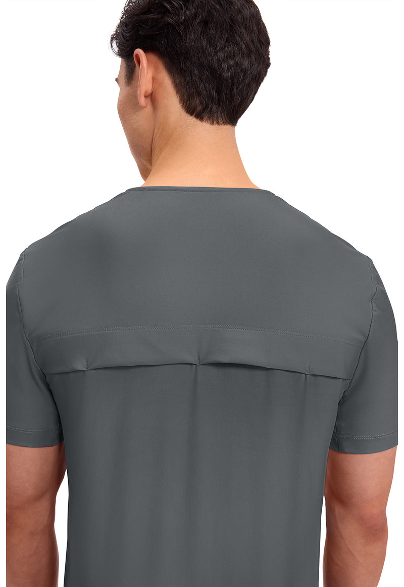 Pewter - Men's Tuckable V-Neck Top (View 4)