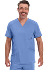 Ciel - Cherokee IN Infinity Men Scrub Top - Front View