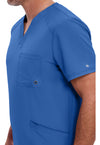 Royal - Men's V-Neck Scrub Top (View 2)