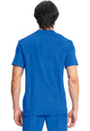 Royal - Cherokee IN Infinity Men Scrub Top - Back View