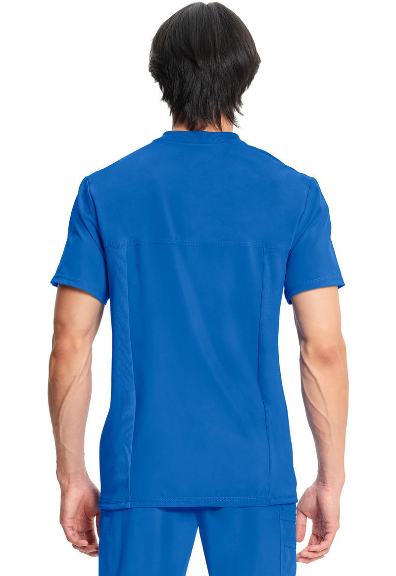 Royal - Cherokee IN Infinity Men Scrub Top - Back View