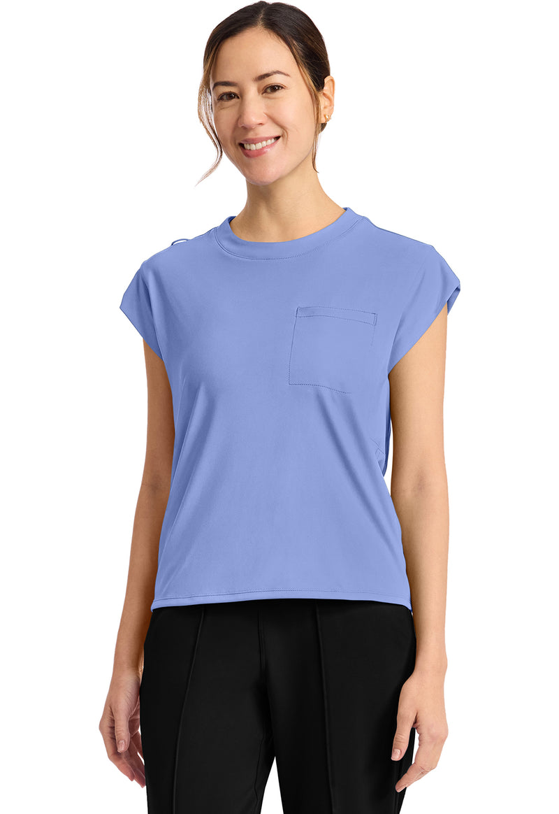 Ciel - Cherokee Achieve Women Scrub Top - Front View