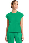 Green Apple - Cherokee Achieve Women Scrub Top - Front View