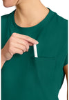 HUNTER - Women's 1-Pocket Crew Neck Scrub Top (View 3)