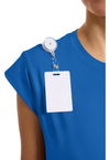 royal - Women's 1-Pocket Crew Neck Top (View 2)