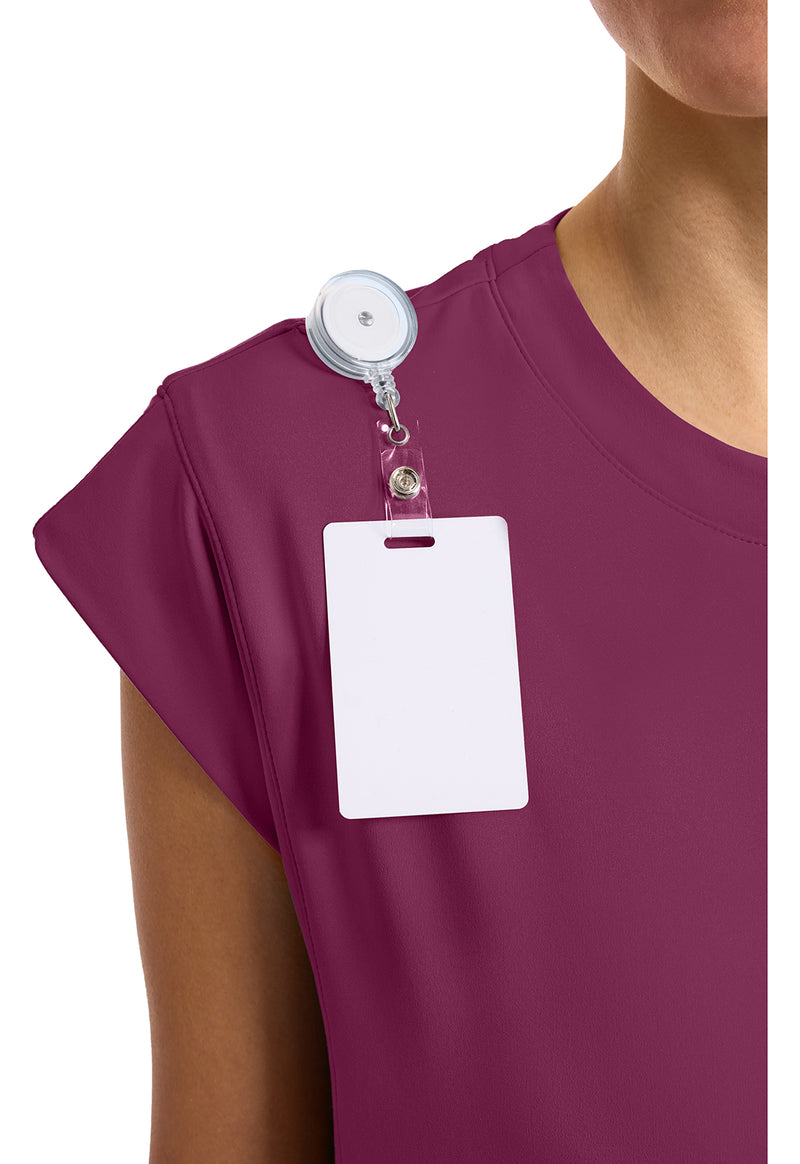 wine - Women's 1-Pocket Crew Neck Top (View 2)