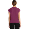 wine - Women's 1-Pocket Crew Neck Top