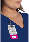 Galaxy Blue - Women's V-Neck Scrub Top (View 2)