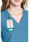 Heritage Blue - Women's V-Neck Scrub Top (View 2)