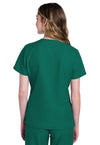 Hunter Green - Cherokee WW Originals Ultra Women Scrub Top - Back View