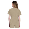 khaki - V-Neck Top