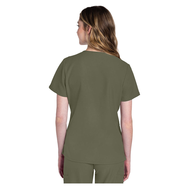 olive - V-Neck Top