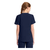 navy - Women's Tuck-in V-Neck Top