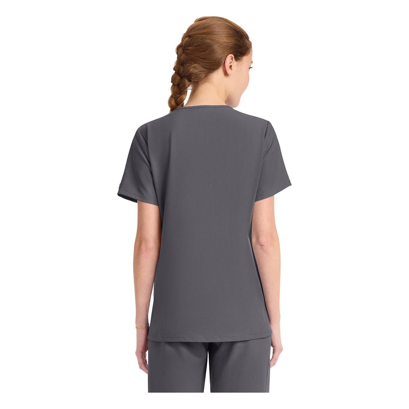 pewter - Women's Tuck-in V-Neck Top