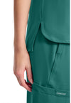 teal blue - Women's Tuck-in V-Neck Top (View 4)