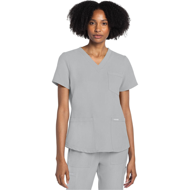 grey - V-Neck Top