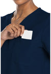 Navy - Women's V-Neck Scrub Top (View 2)