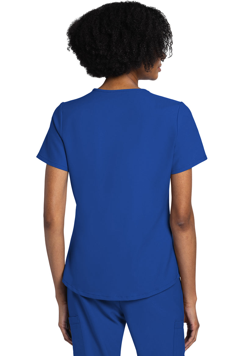 Royal - Cherokee WW Originals Ultra Women Scrub Top - Back View
