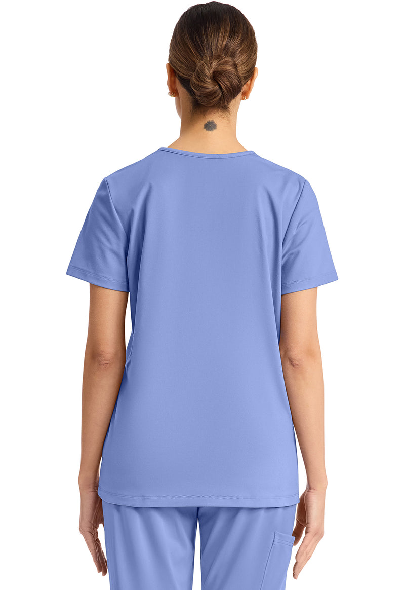 Ciel - Cherokee Achieve Women Scrub Top - Back View