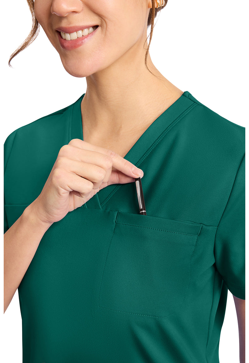 HUNTER - Women's Tuck in Scrub Top (View 3)