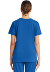 Royal - Cherokee Achieve Women Scrub Top - Back View