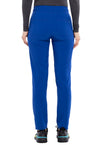 Galaxy Blue - Women's Mid Rise Drawstring Tapered Leg Scrub Pants – Petite (Back)