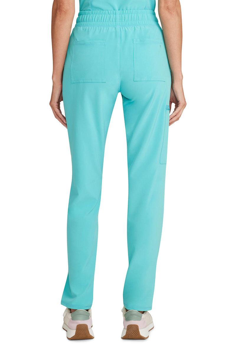 Aqua Cove - Cherokee Allura Women Scrub Pants - Back View