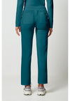 Caribbean Blue - Cherokee Allura Women Scrub Pants - Back View