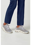 Navy - Women's Mid Rise Drawstring Tapered Leg Scrub Pants – Regular (View 4)