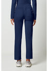 Navy - Cherokee Allura Women Scrub Pants - Back View