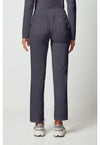 Pewter - Cherokee Allura Women Scrub Pants - Back View