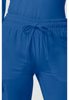 Royal - Women's Mid Rise Drawstring Tapered Leg Scrub Pants – Regular (View 2)