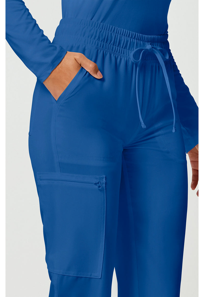 royal - Mid Rise Drawstring Tapered Leg Pant (View 3)
