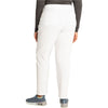 white - Mid Rise Drawstring Tapered Leg Pant