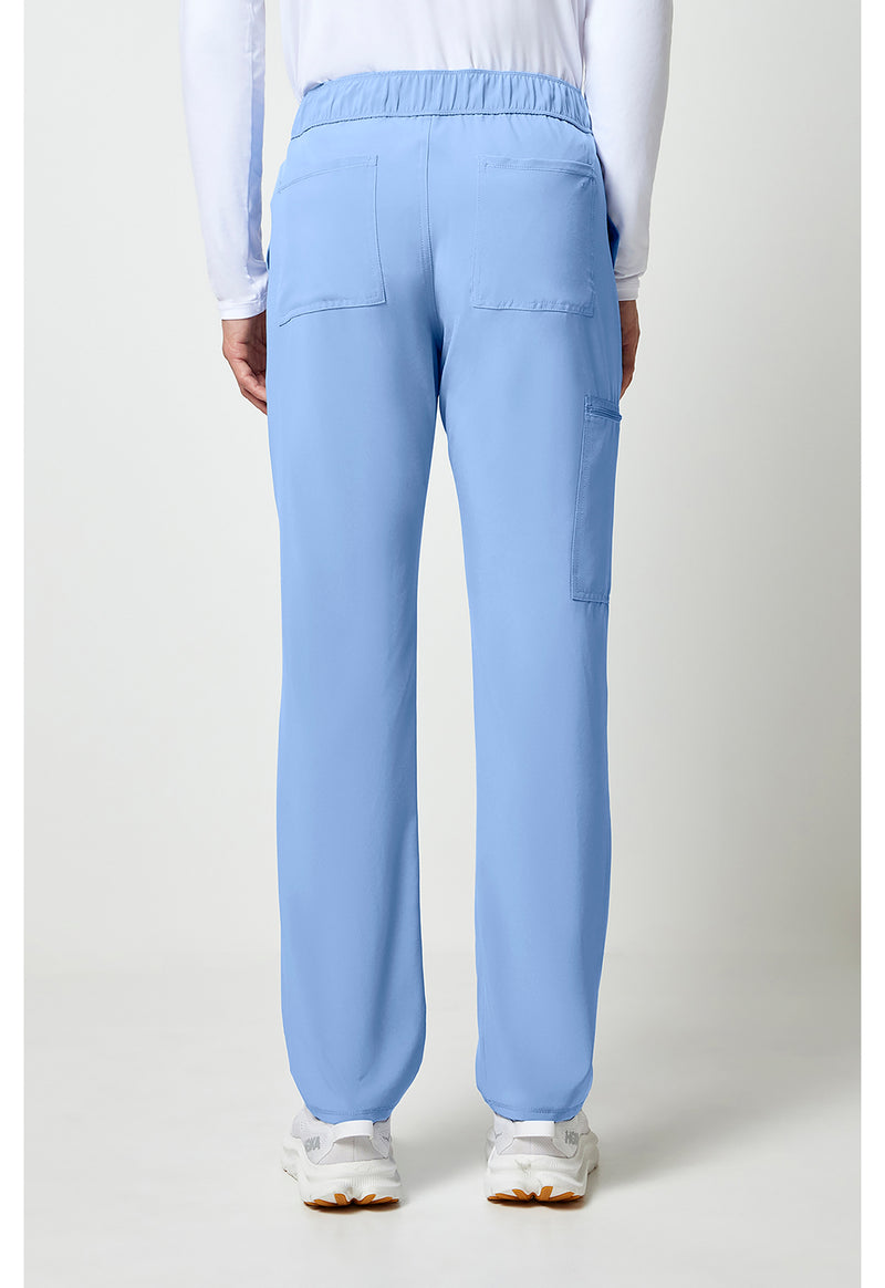 Ciel Blue - Cherokee Allura Men Scrub Pants - Back View