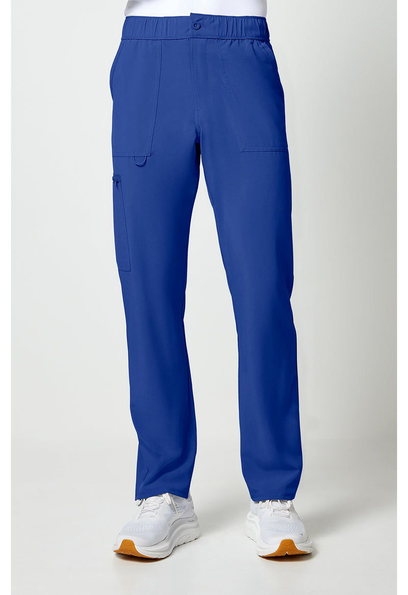 Galaxy Blue - Cherokee Allura Men Scrub Pants - Front View