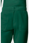 Hunter Green - Men's Fly Front Cargo Scrub Pants (View 2)