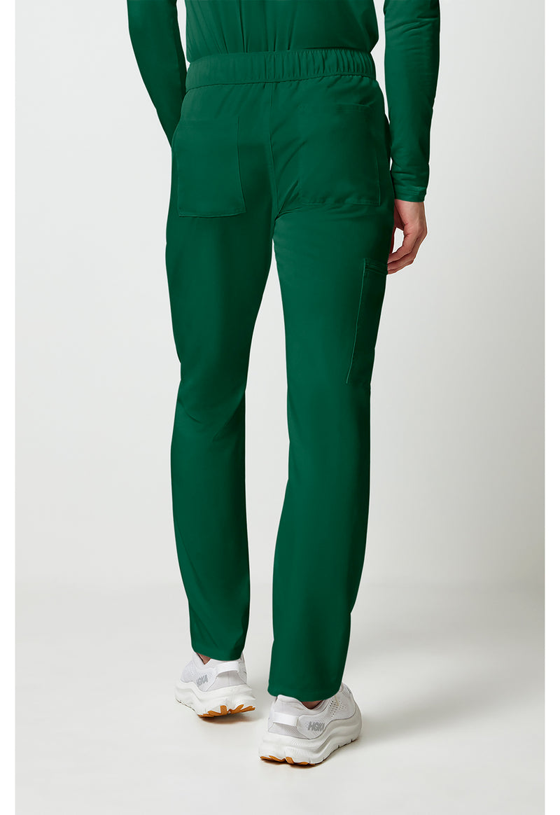 Hunter Green - Cherokee Allura Men Scrub Pants - Back View