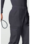 Pewter - Men's Fly Front Cargo Scrub Pants (View 3)